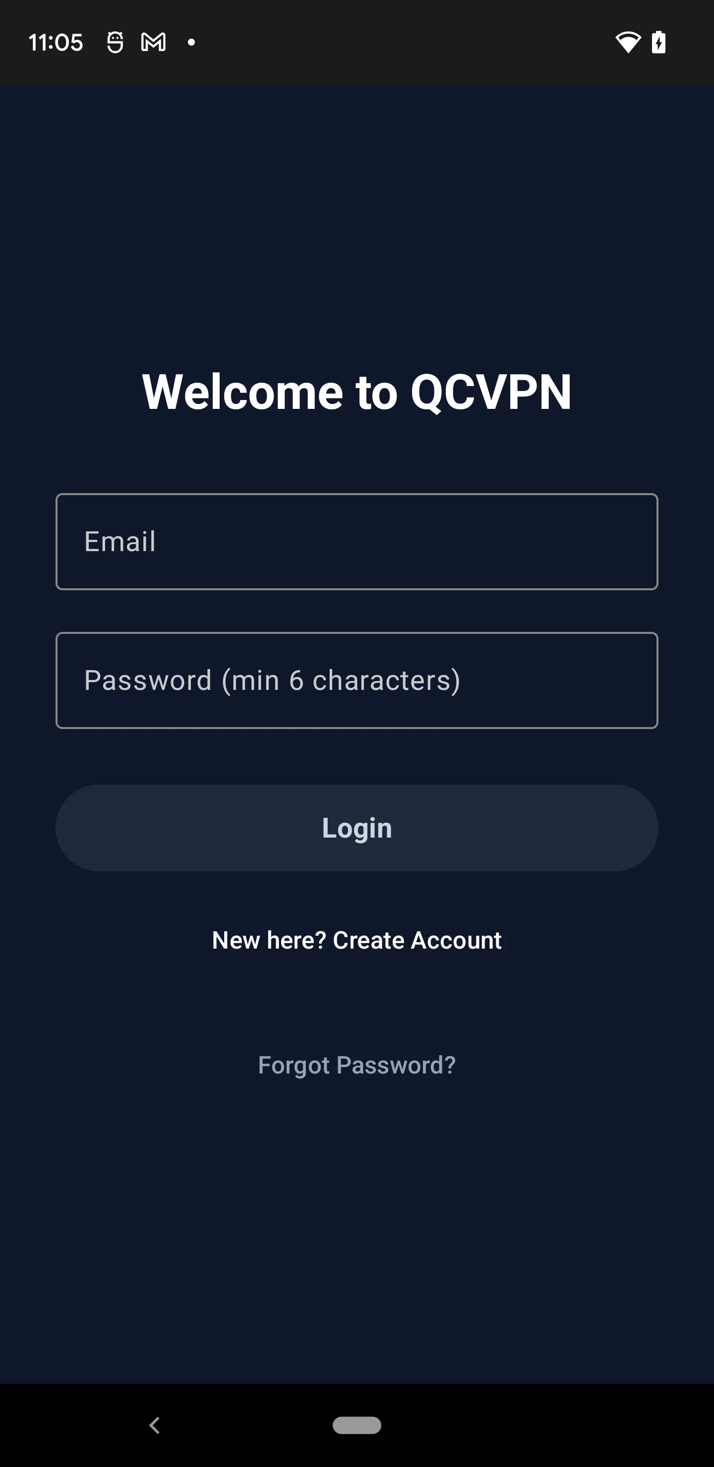 QuickConnect VPN screenshot